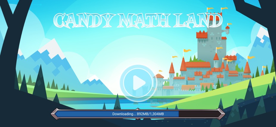 Candy Math Land title screen