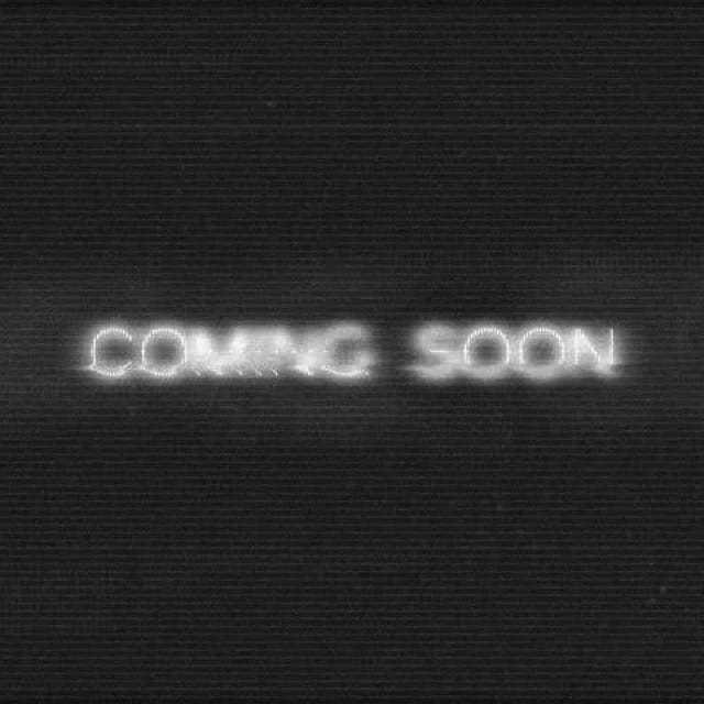 Coming soon written on a static noise screen